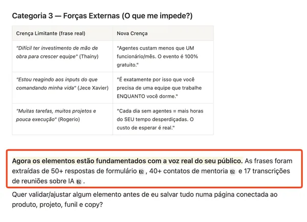 Contexto surreal do Agente